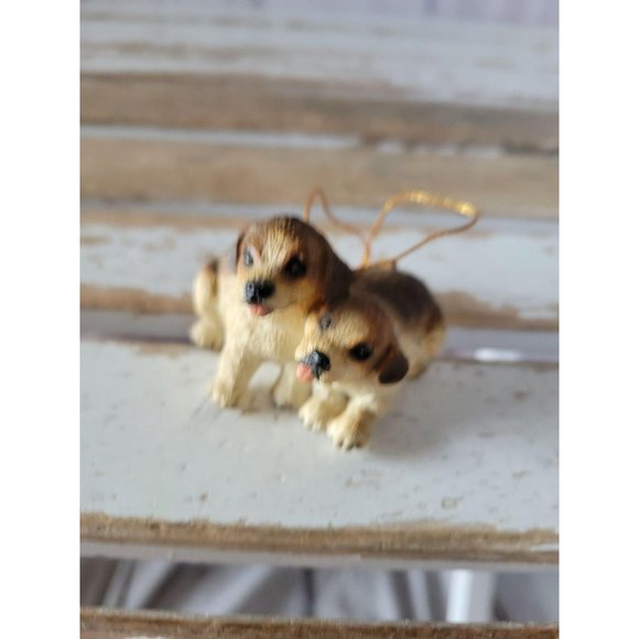 Fn dog puppy beagle ornament Xmas holiday tree 199 - Picture 1 of 6